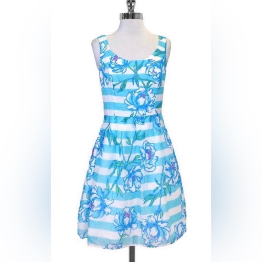 Lilly Pulitzer Posey  dress size 2 Shorley Blue print